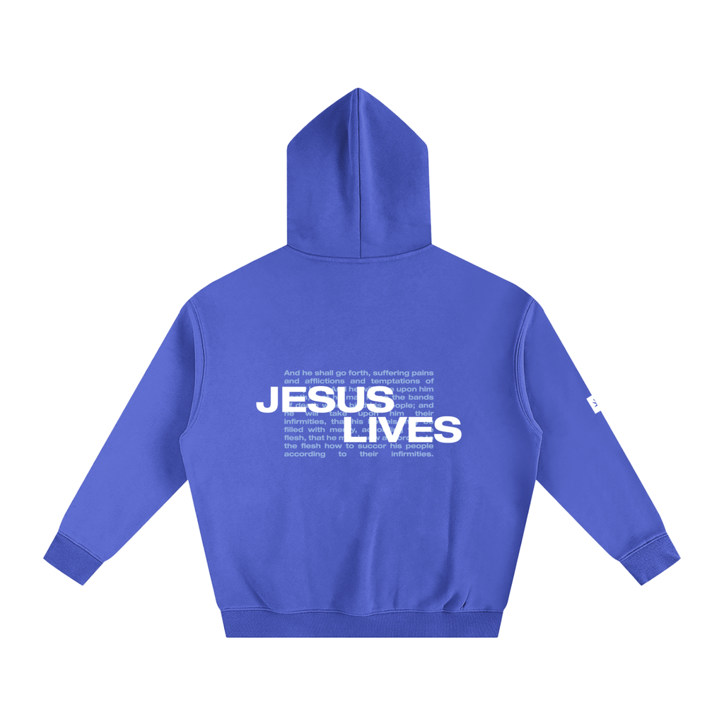 Jesus Lives Hoodie - Blue