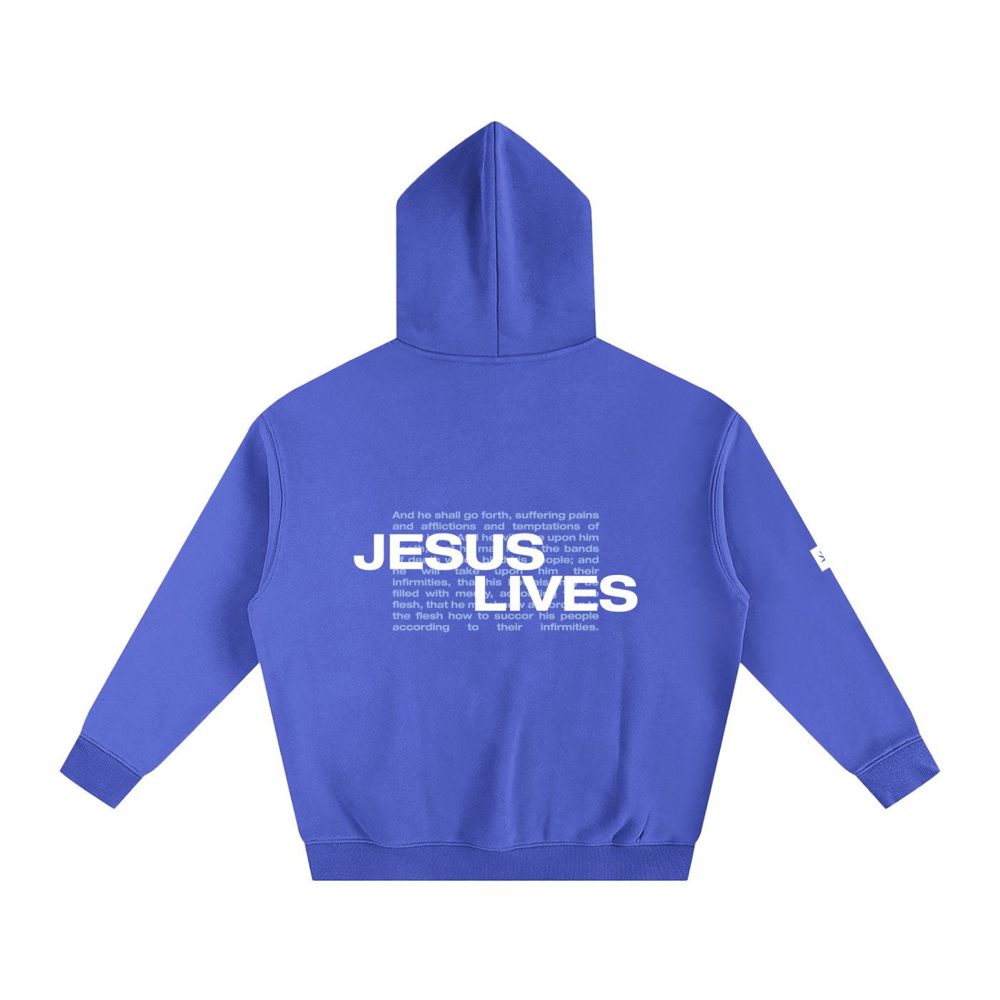 Jesus Lives Hoodie - Blue
