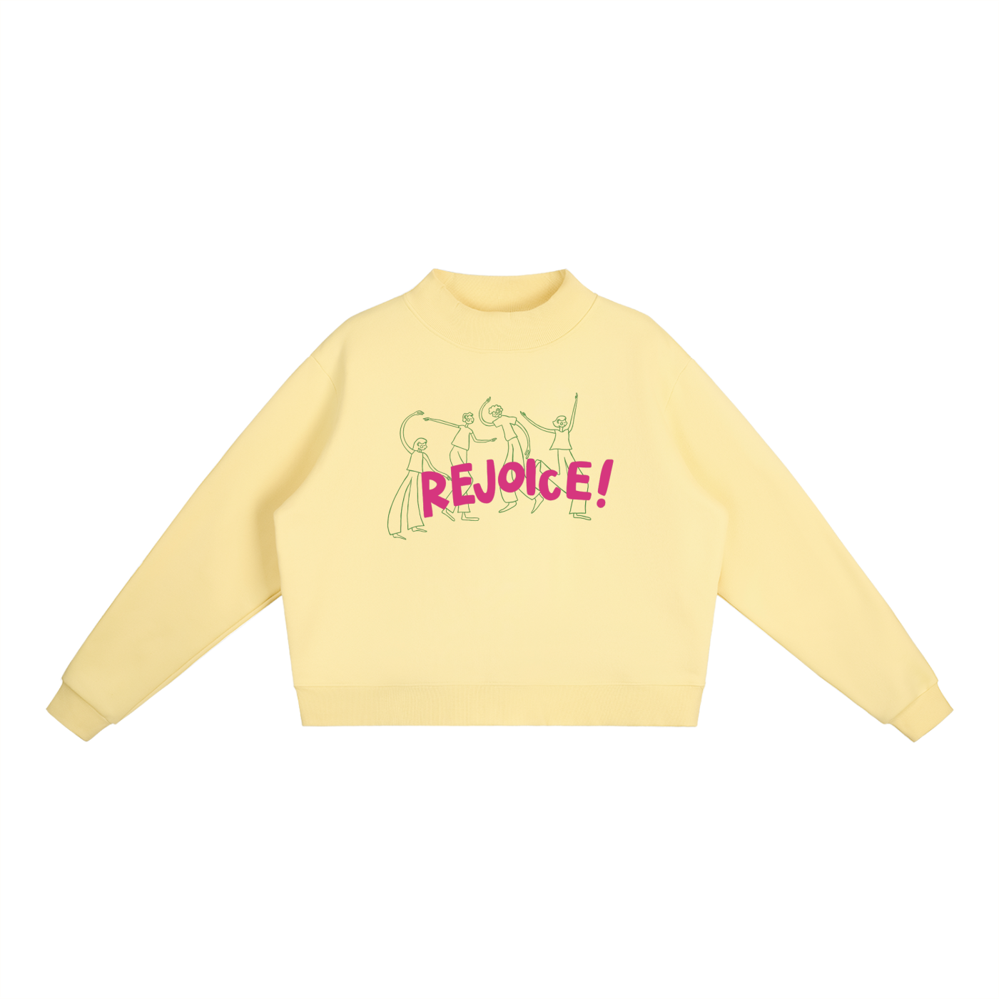 Rejoice Crewneck - Yellow