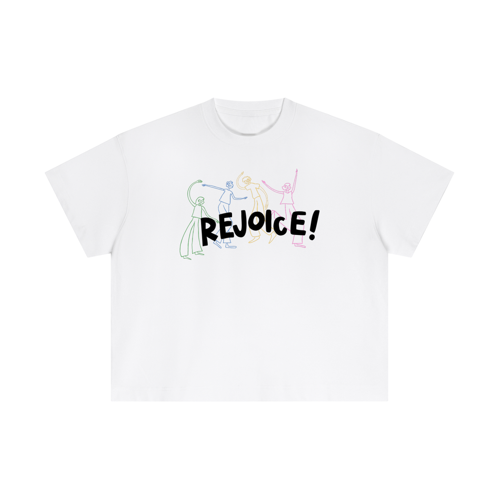 Rejoice Tee - White