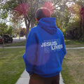 Jesus Lives Hoodie - Blue