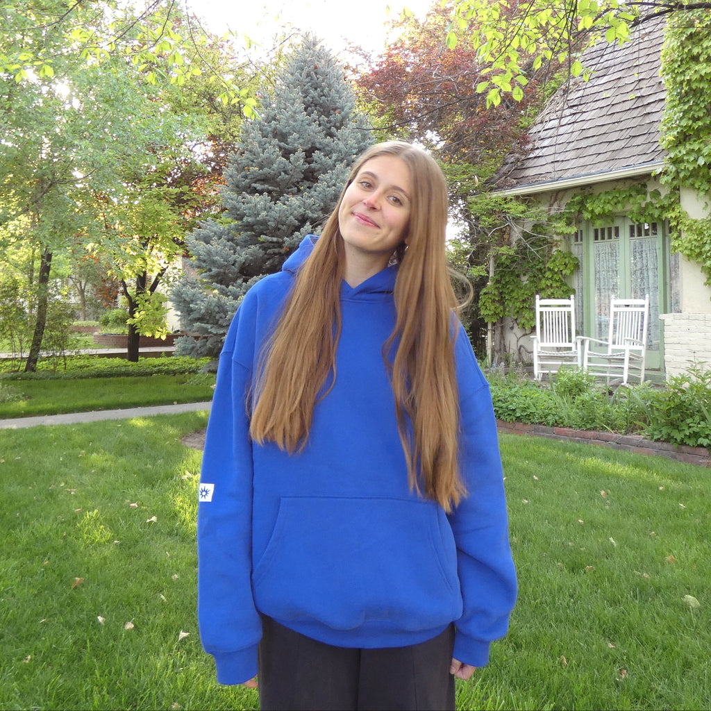 Jesus Lives Hoodie - Blue