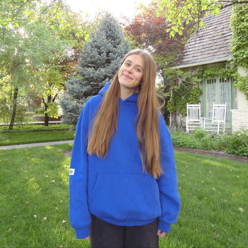 Jesus Lives Hoodie - Blue