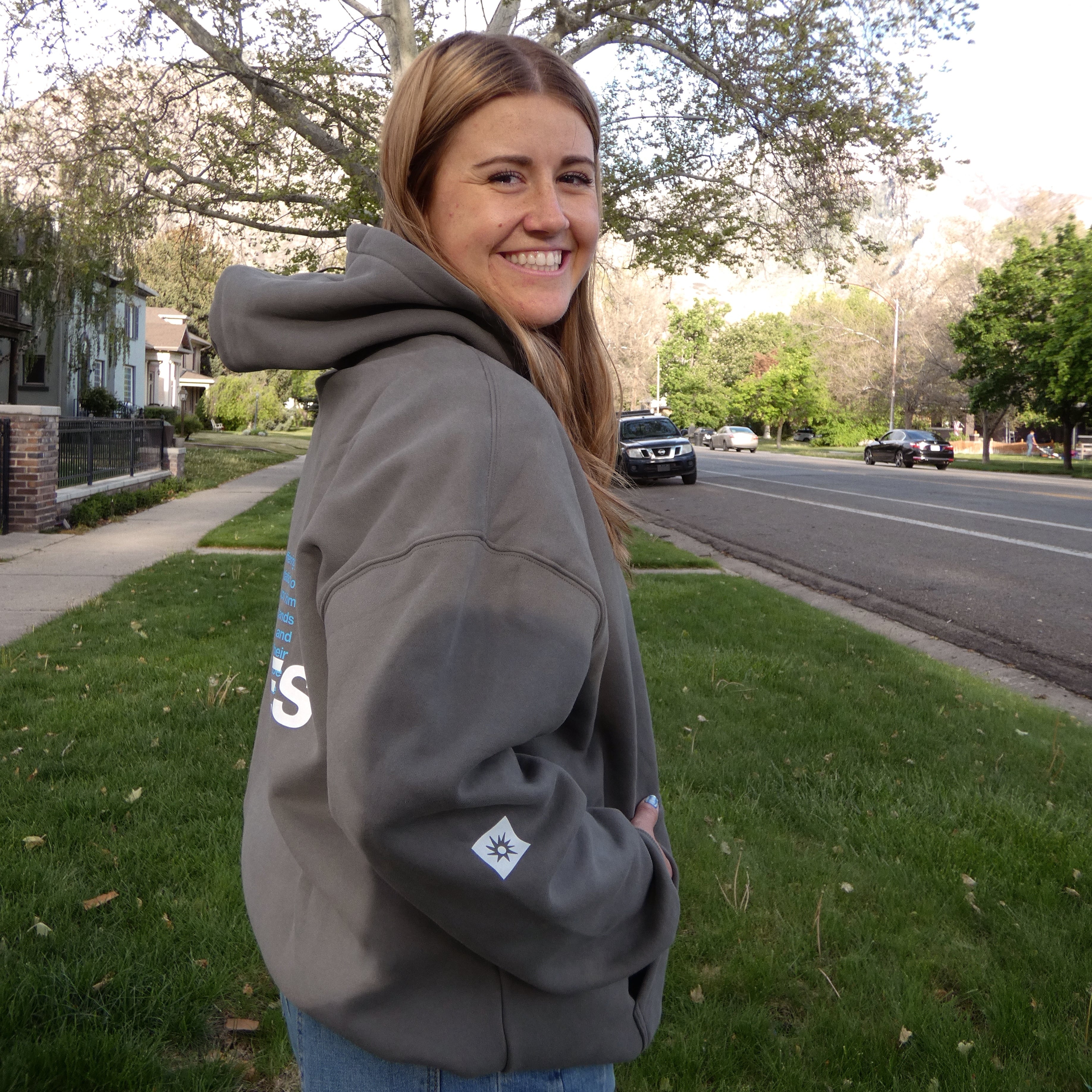 Jesus Lives Hoodie - Gray