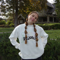 Rejoice Crewneck - White