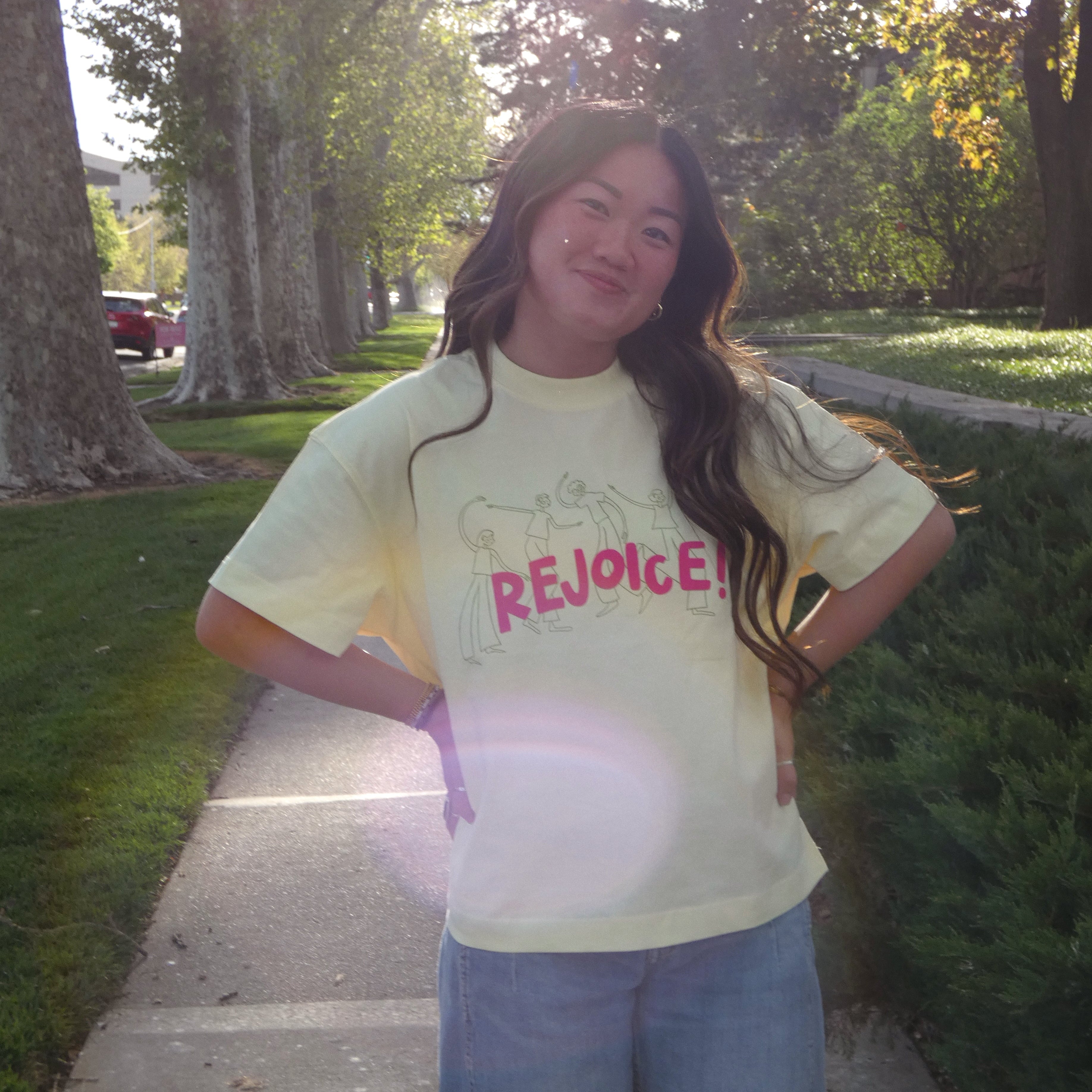Rejoice Tee - Yellow