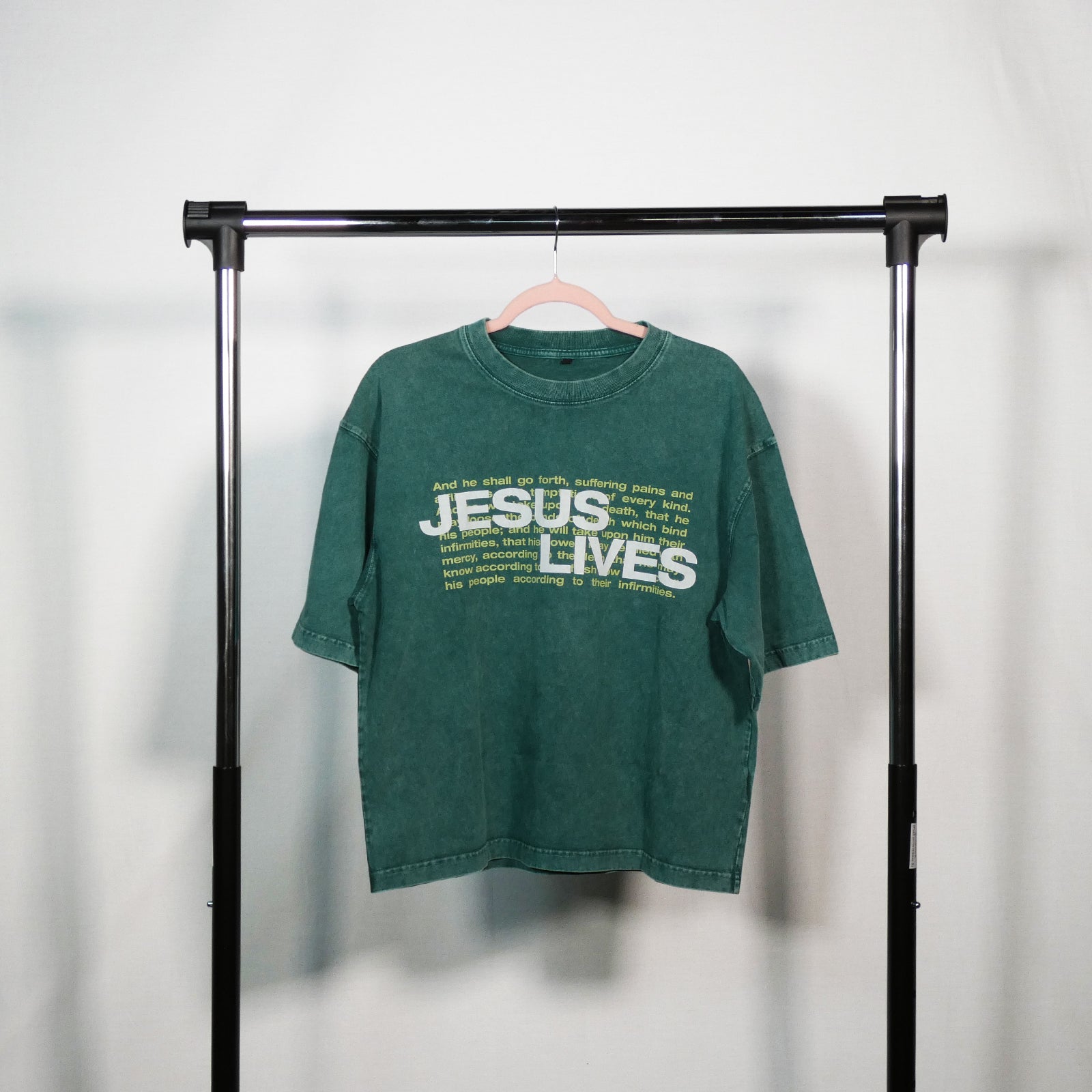 Jesus Lives Tee - Green