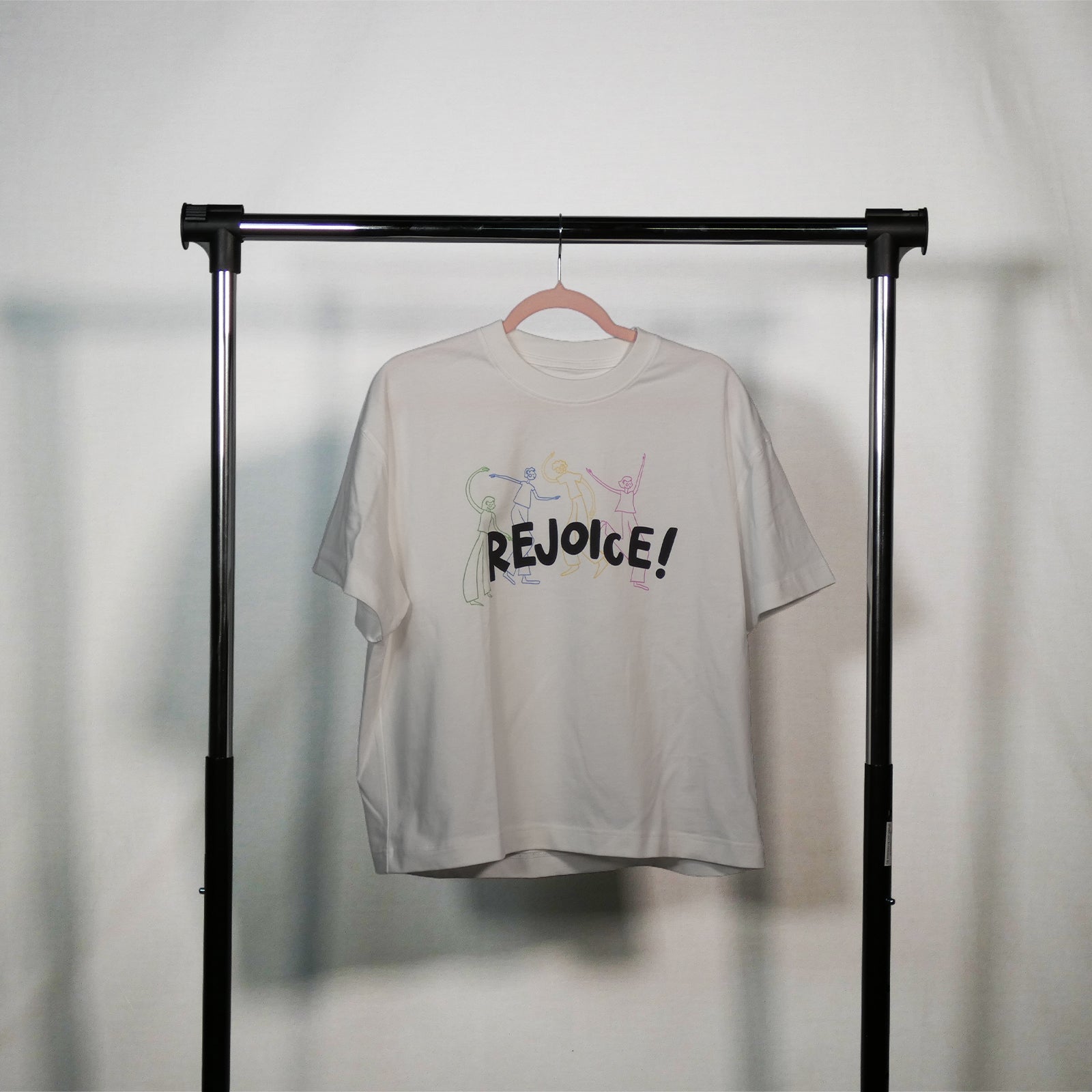 Rejoice Tee - White