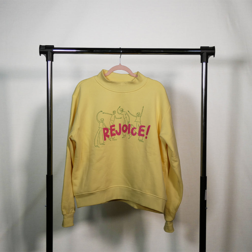 Rejoice Crewneck - Yellow