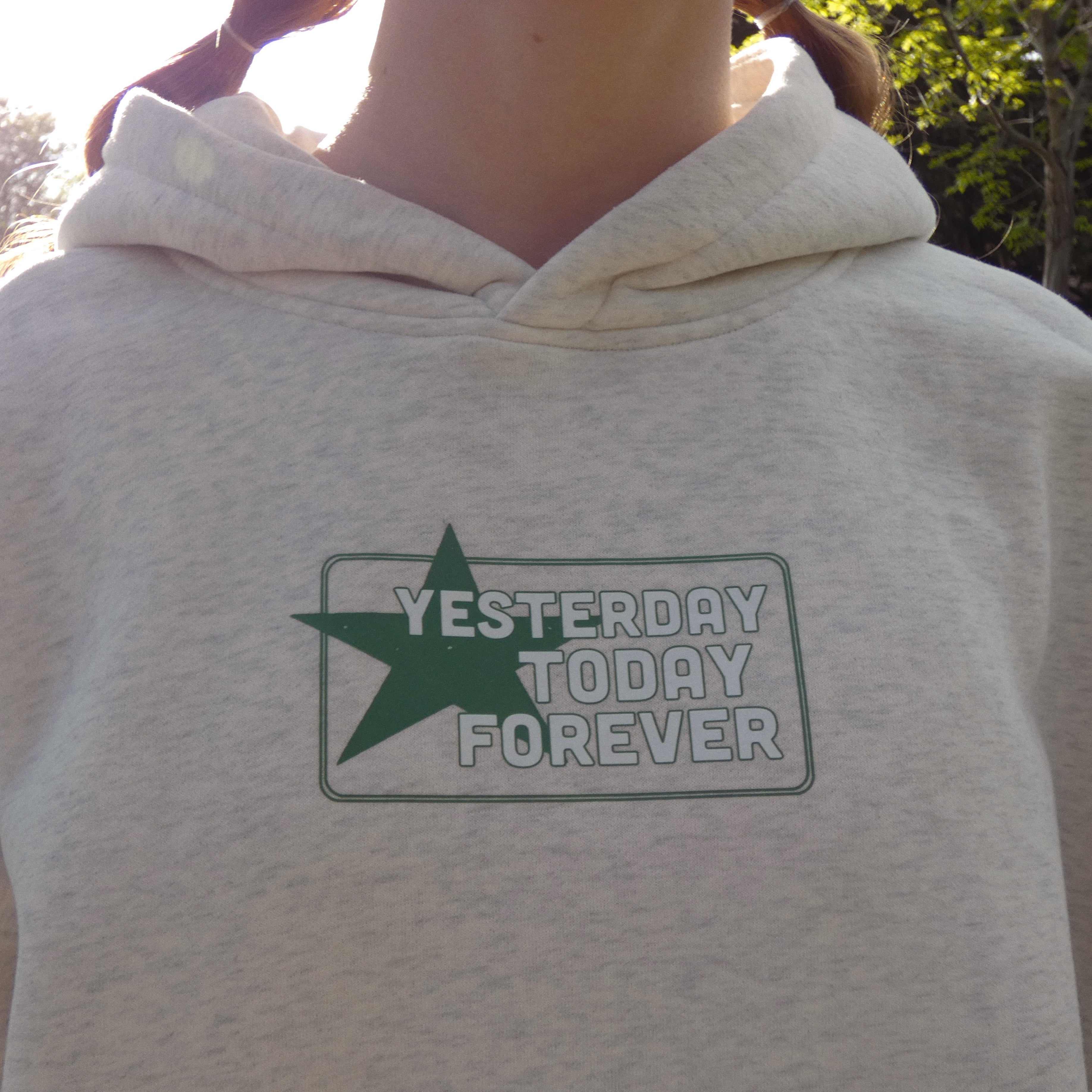 Yesterday, Today, and Forever Hoodie - Gray