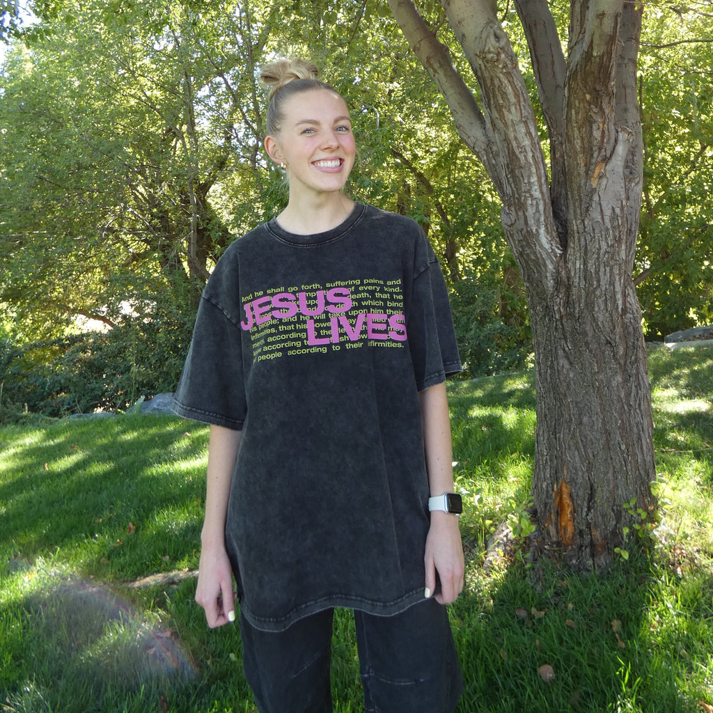 Jesus Lives Tee - Black