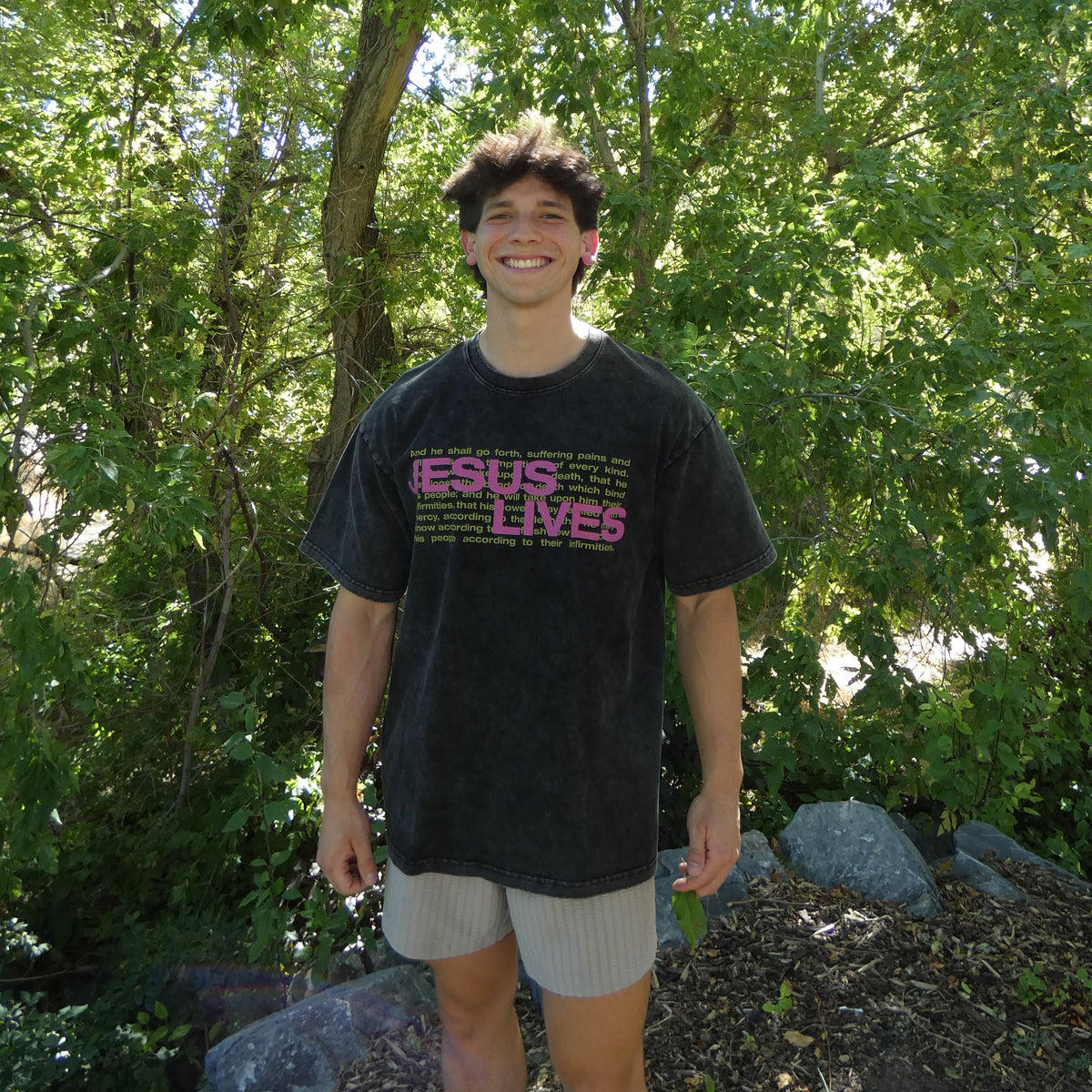 Jesus Lives Tee - Black