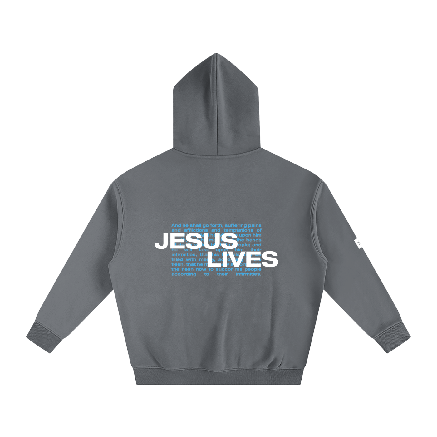 Jesus Lives Hoodie - Gray