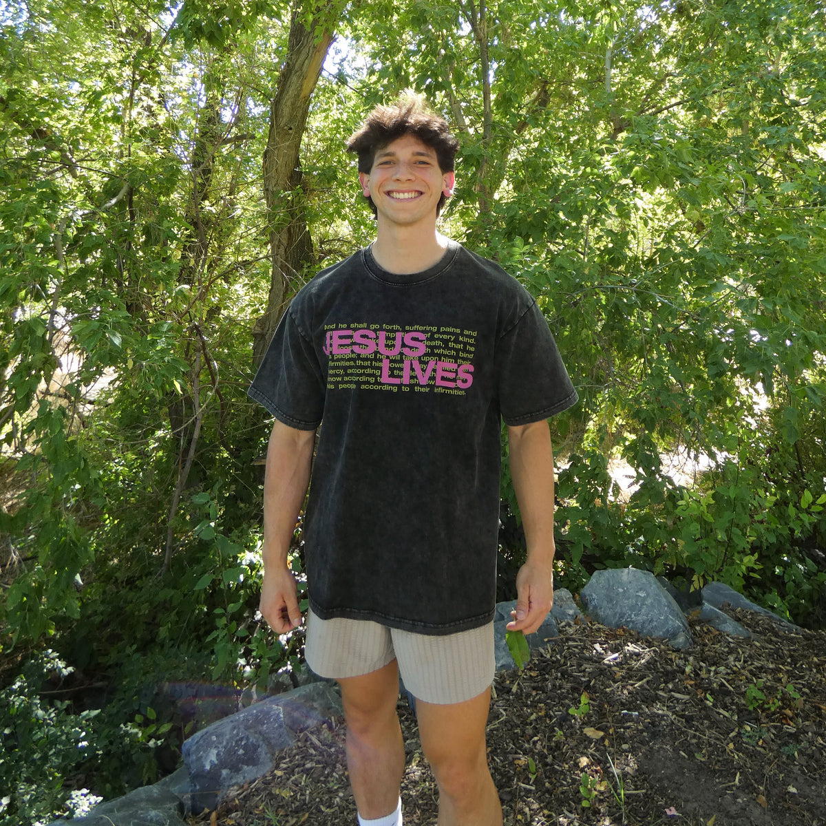 Jesus Lives Tee - Black