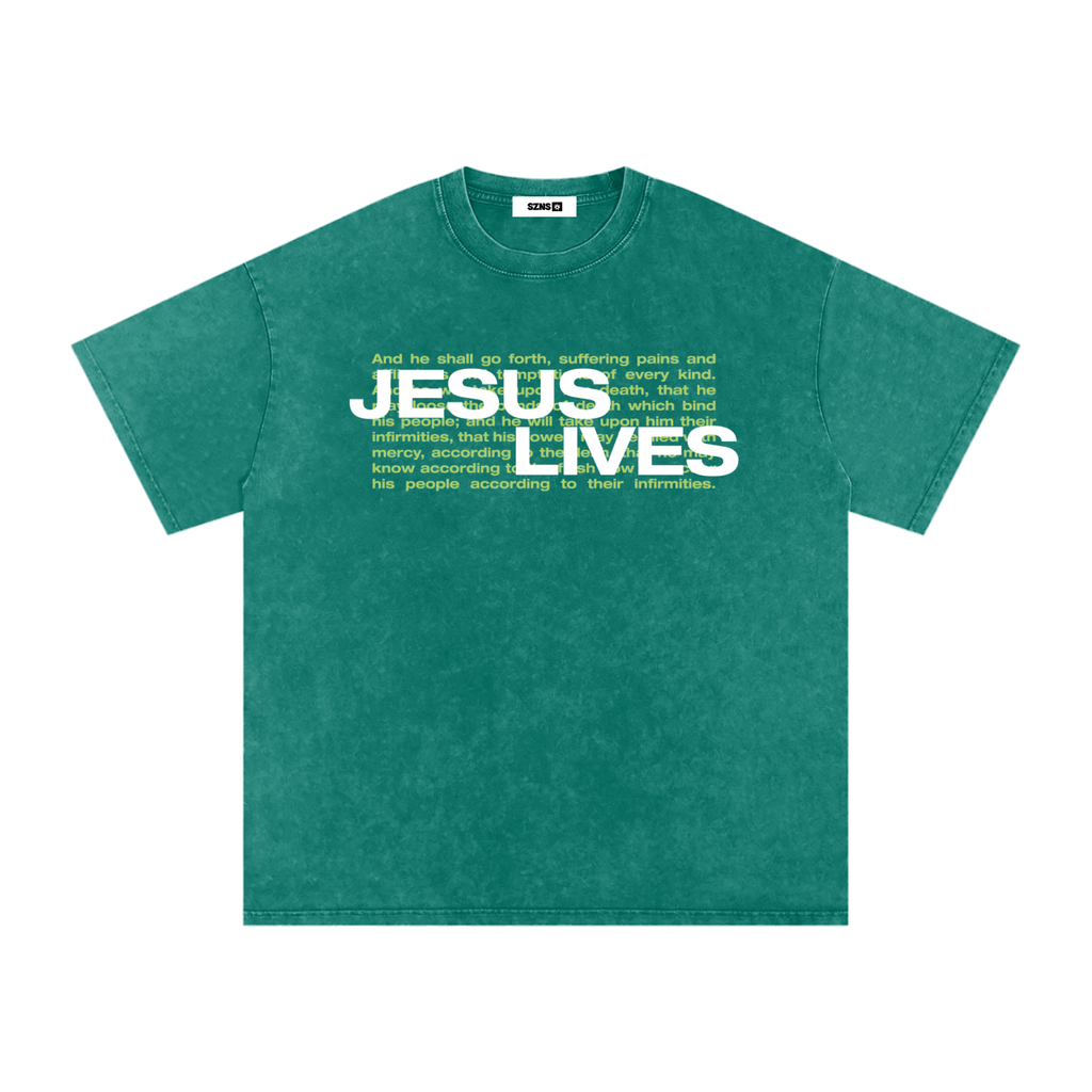 Jesus Lives Tee - Green